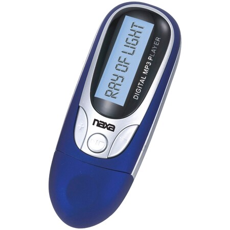 Naxa Portable 4GB MP3 Player with FM Radio (Blue) NM105BL